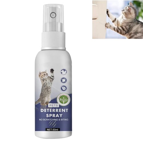 GNAUMORE Kratzfestes Spray für Katzen, Spray für Katzen, kratzfestes Spray für Haustiere, Abschreckung für Katzen und Hunde, kratzfest, Spray für Katzen und Sofas, Anti-Scratch-Spray für Katzen von GNAUMORE