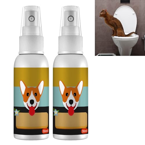 Hundetöpfchentrainingsspray, Töpfchentraining Welpenspray, Hundetoiletten-Trainingshilfe, Töpfchentrainingsspray, Haustier-Defäkationsinduktion, Hundekot-Lockstoff, effektive Haustier-Induktion, von GNAUMORE