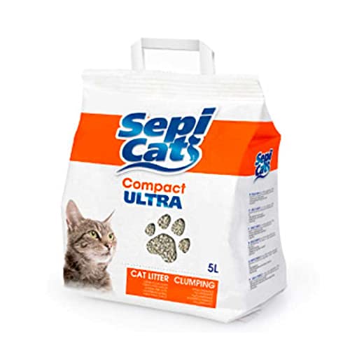 Compact Ultra Katzenstreu: Ultra Bindemittelsand fängt Flüssigkeiten und Gerüche auf dem Tablett Ihrer Katze ein - Katzenstreu 5 Liter von GNCPets