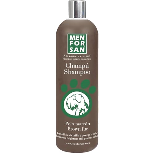 MENFORSAN Hunde-Shampoo, braunes Haar, 300 ml, Shampoo für braunes Fell: Revitalisiert, intensiviert und schützt das Fell Ihres Hundes von GNCPets