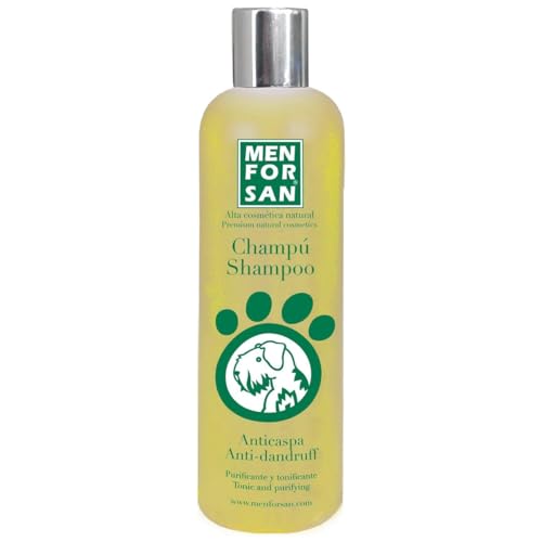 Menforsan Anti-Schuppen Hundeshampoo, 300 ml, Bekämpft Schuppen und Schuppen der Haut, Anti-Schuppen-Shampoo für Haustiere von GNCPets
