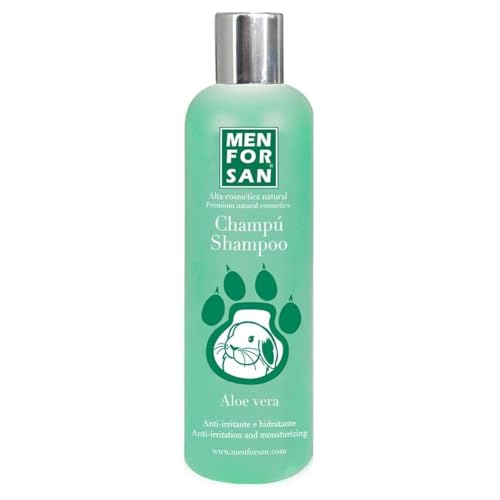 Menforsan Shampoo für Nagetiere, beruhigend, Aloe Vera - 300 ml - Shampoo für Nagetiere, Kaninchen und Frettchen von GNCPets