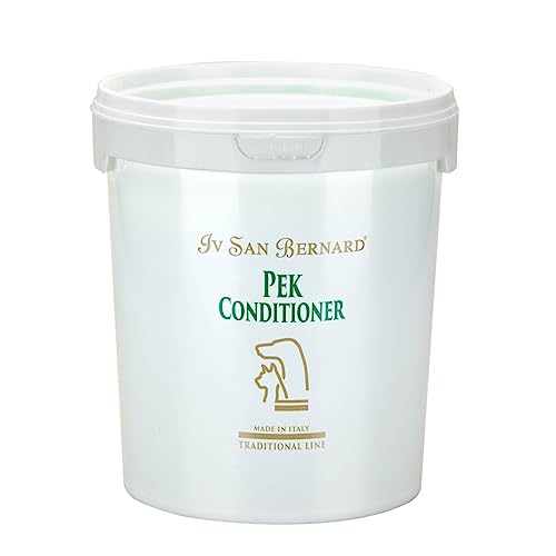 PEK Conditioner Balm - Creme und Conditioner für Hunde und Katzen, 1 l, ideal zum Entwirren von Knoten, verleiht Elastizität und Weichheit - IV San Bernard von GNCPets