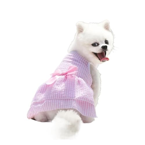 Hundekleid für kleine Hunde, Katzen, Welpen, Sommerkleid, Prinzessin, Haustierkleid, Mädchen, Hündinnen, Tutu, Rock, Bekleidung für Chihuahua (einfarbig, XS) von GOFDASY