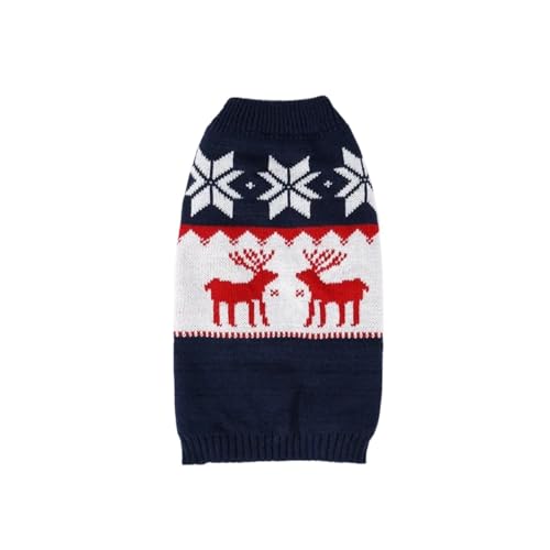 Pullover für kleine Hunde, für den Winter und Weihnachten, bequem, warm, für Welpen, Haustiere, Strickwaren, für Katzen, Hunde (XS) von GOFDASY
