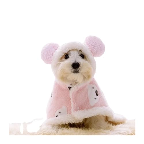 Winter-Hundekleidung, Umhang, Decke, Französische Bulldogge, Welpen, warm, winddicht, passend für kleine Hunde, Chihuahua, Hundemantel (einfarbig, M) von GOFDASY