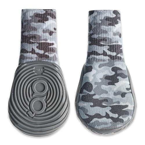 Hundeschuhe für alle Jahreszeiten/Gelände, Größe M, Camouflage, 2 Stück von GOO EEZ