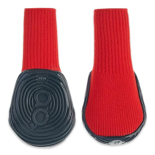 Hundeschuhe für alle Jahreszeiten/Gelände, Ultras (Größe XL, rot), 2 Stück von GOO EEZ