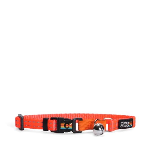 Reflektierendes Katzenhalsband (Vibrant Orange) von GOO EEZ