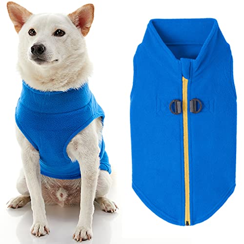 GOOBY Zip Up Fleece-Weste für kleine Hunde von GOOBY