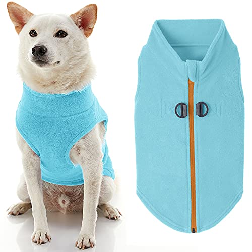 GOOBY Zip Up Fleece-Weste für kleine Hunde von GOOBY