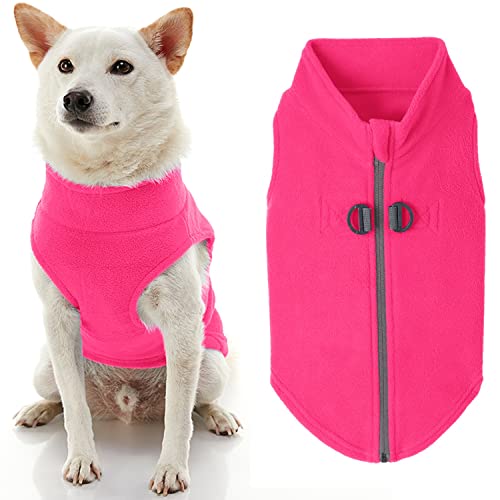 GOOBY Zip Up Fleece-Weste für kleine Hunde von GOOBY