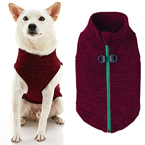 GOOBY Zip Up Fleece-Weste für kleine Hunde von GOOBY