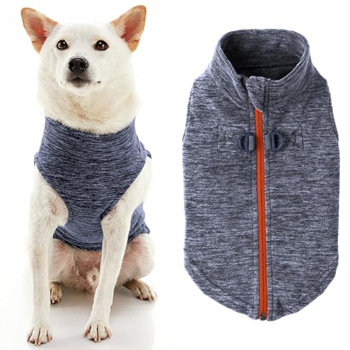 GOOBY Zip Up Fleece-Weste für kleine Hunde von GOOBY