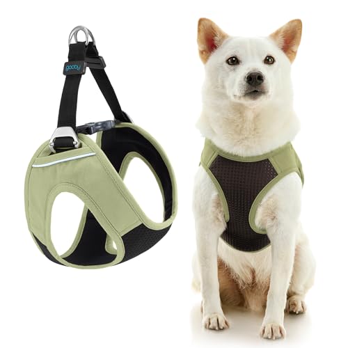 Gooby Escape Free Easy Fit Plus Geschirr – Portland Green, XS – sicheres und ausbruchfreies Hundegeschirr für kleine Hunde und mittelgroße Hunde von GOOBY