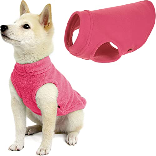 Gooby Hundepullover aus Stretch-Fleece, warmer Pullover, Fleece-Hundejacke, Winter-Hundekleidung für kleine Hunde, große Hunde, Jungen oder Mädchen, weiche, super dehnbare Fleece-Weste, Hundepullover, von GOOBY