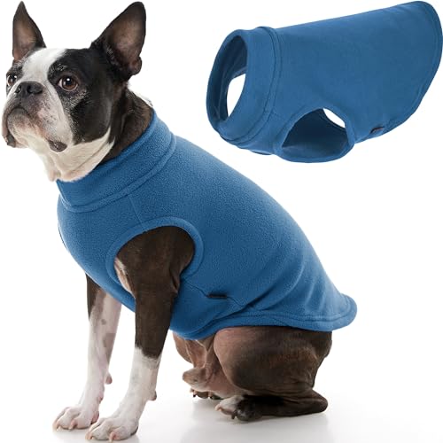 Gooby Hundepullover aus Stretch-Fleece, Warmer Pullover, Fleece-Hundejacke, Winter-Hundekleidung für kleine, große Hunde, Jungen oder Mädchen, weiche, super Dehnbare Fleece-Weste, Hundepullover, von GOOBY