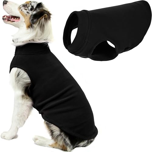 Gooby Hundepullover aus Stretch-Fleece, warmer Pullover, Fleece-Hundejacke, Winter-Hundekleidung für kleine Hunde, große Hunde, Jungen oder Mädchen, weiche, super dehnbare Fleece-Weste, Hundepullover, von GOOBY