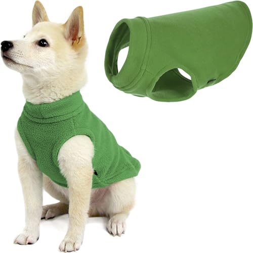 Gooby Hundepullover aus Stretch-Fleece, Warmer Pullover, Fleece-Hundejacke, Winter-Hundekleidung für kleine, große Hunde, Jungen oder Mädchen, weiche, super Dehnbare Fleece-Weste, Hundepullover, von GOOBY