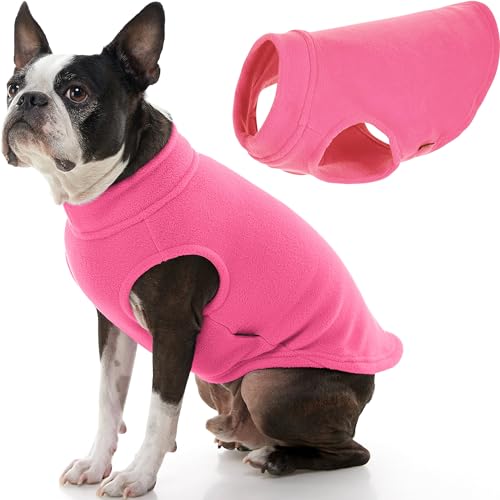 Gooby Hundepullover aus Stretch-Fleece, warmer Pullover, Fleece-Hundejacke, Winter-Hundekleidung für kleine Hunde, große Hunde, Jungen oder Mädchen, weiche, super dehnbare Fleece-Weste, Hundepullover, von GOOBY