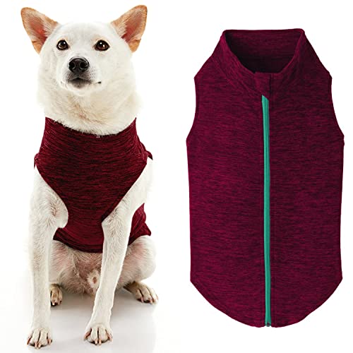 Gooby Zip Up Fleece-Weste für kleine Hunde, XXL von GOOBY