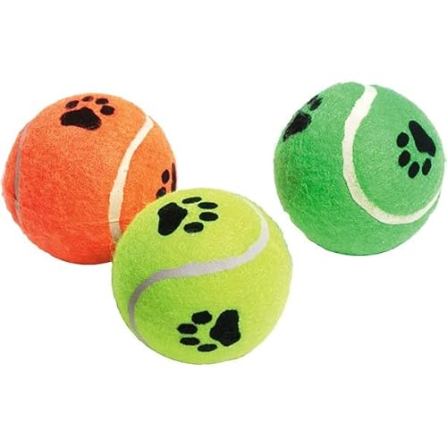 Flamingo Hundeball, Modell Tennis, 6 cm, verschiedene Modelle, 1 Stück von GOOD4YOU