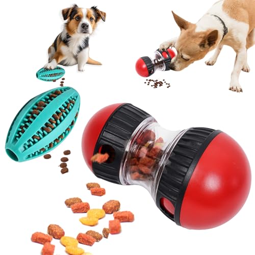 GOORFAC-Hunde intelligenzspielzeug,Hundespielzeug 2-teiliges Set,Intelligenzspielzeug für Hunde Hilfe bei der Verdauung,Interaktives hundespielzeug,Das perfekte Hundezubehör,Kleine und mittlere Hunde von GOORFAC