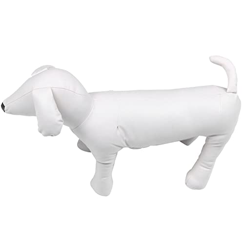 GOSER Leder Hund Schaufensterpuppen Stehend Stellung Hund Modelle Spielzeug Haustier Tier Geschaeft Schaufensterpuppe L von GOSER