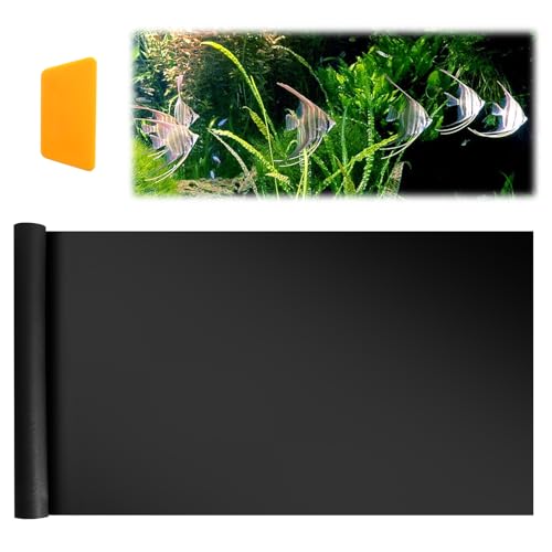 GOSHIES Aquarium Hintergrundfolie 30x200cm Aquarium Poster Aquarium Aufkleber Hintergrund Aquarium Rückwandfolie Keine Verblassung, Zuschneidbar, für Dekoration Ihr Aquarium von GOSHIES