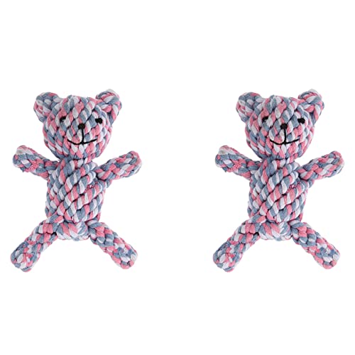 GOSIA 2 x beliebtes Kauspielzeug Teddybär-Spielzeug zum Schießen von GOSIA