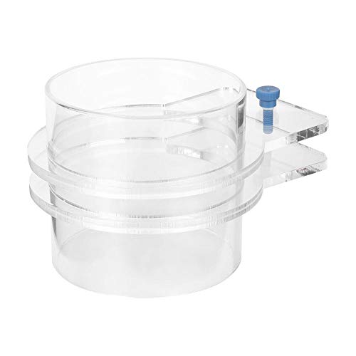 Aquarium Aquarium Acryl Garnelen Fütterung Lebensmittel Dish Bowl Feeder Tray Container(100mm) von GOTOTOP