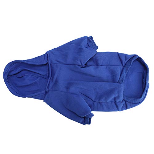 GOTOTOP Hundekleidung für kleine Hunde Winter Polyester Pet Hoodies Warme Welpenjacken Outfit Hooded(M-Blue) von GOTOTOP