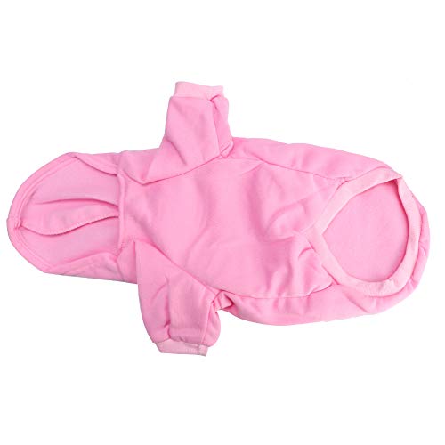 GOTOTOP Hundekleidung für kleine Hunde Winter Polyester Pet Hoodies Warme Welpenjacken Outfit Hooded(XL-Rosa) von GOTOTOP