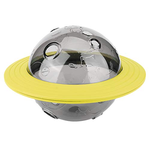 GOTOTOP Pet Interactive Toy Hundefutter Silikon Hundefutter Spender Ball Pädagogisches interaktives Trainingsspielzeug für Hunde und Katzen(Gelb) von GOTOTOP