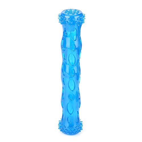 GOTOTOP Pet Molar Toy, Silikon Ungiftig Safe Pet Chewing Teeth Reinigungsspielzeug Bissbeständiges interaktives IQ-Trainingsspielzeug für Hunde Katzen(Blau) von GOTOTOP