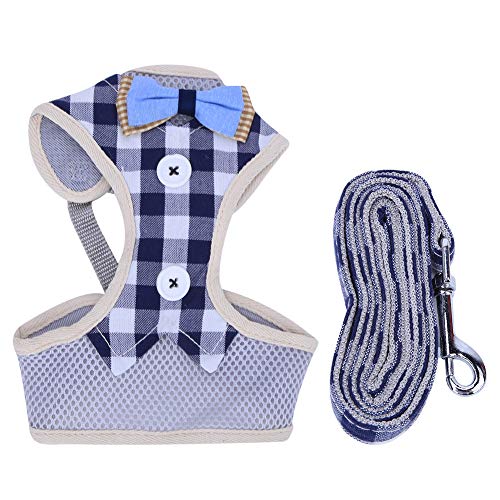 GOTOTOP Pet Traction Rope, atmungsaktives Polyester-Mesh-Weste-artiges Brustgurt-Gurtzeug zum Ziehen von Traktionsleinen für Hundekatzen(L) von GOTOTOP