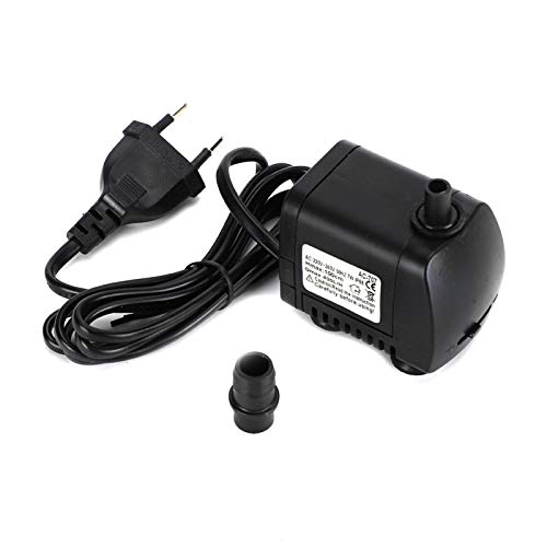 GOTOTOP Tauchpumpe, EU 220-240V Elektrischer Dämpferrotor Tauchpumpe Hochtemperaturwiderstand Magnetische Hydroponik-Wasserpumpe für Springbrunnen Aquarium Teich Pool Garden von GOTOTOP