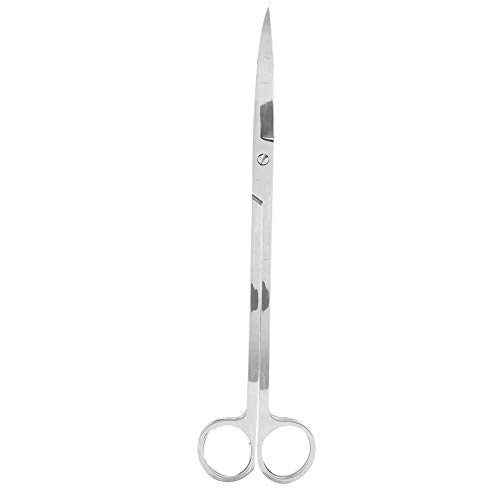 GOTOTOP Wassergrasschere aus rostfreiem Stahl, Trimmwerkzeug für Wasserpflanzen für Aquarium Aquarium Straight Elbow Waves Head Long Scissors(Wavy Scissors) von GOTOTOP