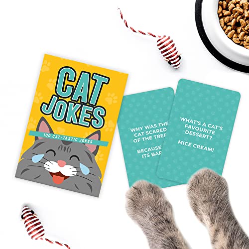 Gift Republic GR820011 Cat Jokes Karten-Set, Gelb von GR Gift Republic