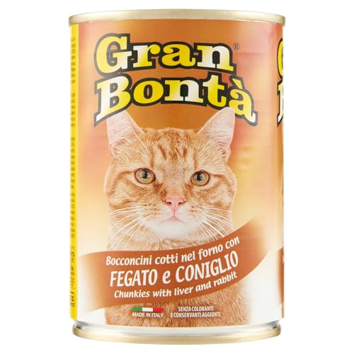 GRAN BONTA Gatto Fegato Coniglio Nassfutter für Katzen von GRAN BONTA