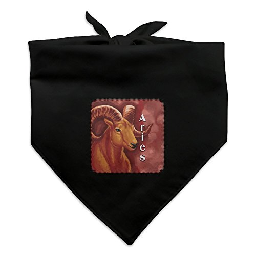 GRAPHICS & MORE Widder Ram Tierkreiszeichen Horoskop Hund Haustier Bandana von GRAPHICS & MORE