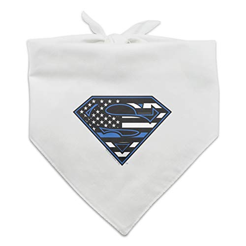 Graph & More Superman Hunde-Halstuch, schmal, blaues Leinenmuster von GRAPHICS & MORE