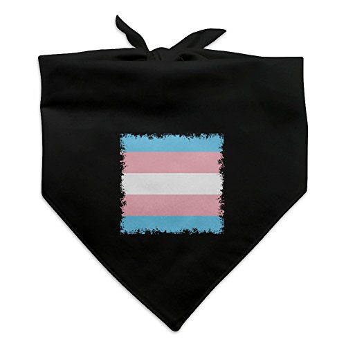 Hundehalstuch, Transgender-Pride-Flagge, Blau, Rosa, Weiß von GRAPHICS & MORE