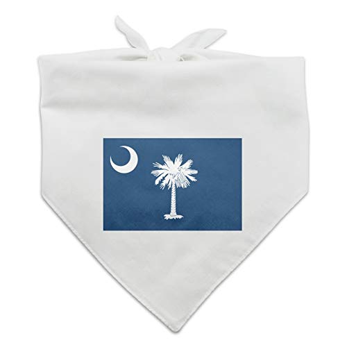 Hundehalstuch mit South Carolina Flagge von GRAPHICS & MORE