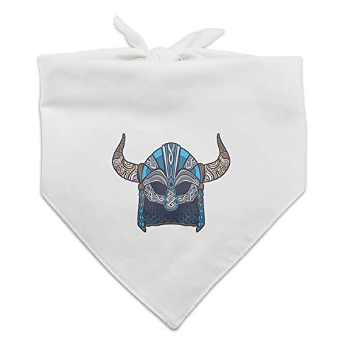 Nordic Viking Warrior Helm mit Hörnern Hund Haustier Bandana von GRAPHICS & MORE