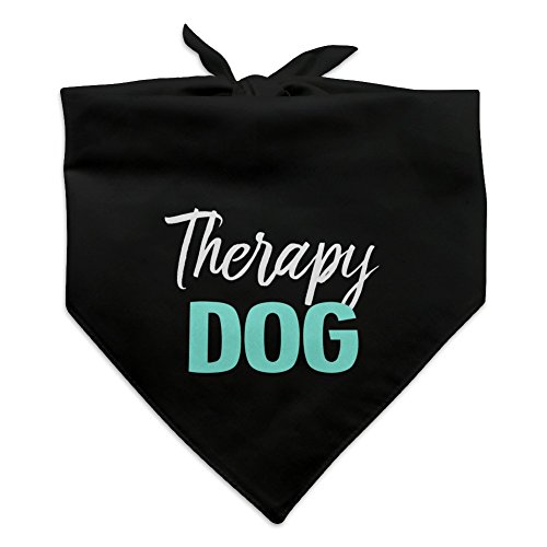 GRAPHICS & MORE Therapiehalstuch für Hunde, Schwarz von GRAPHICS & MORE