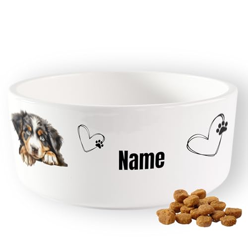 GRAZDesign Fressnapf mit Namen personalisiert, Hundenapf Keramik 1l, Geschenk für Tierliebhaber von GRAZDesign