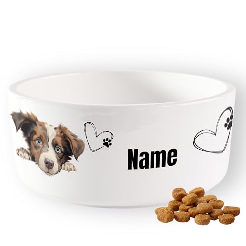 GRAZDesign Personalisierter Fressnapf mit Namen, Hundenapf Keramik 1l, Geschenk für Tierliebhaber von GRAZDesign