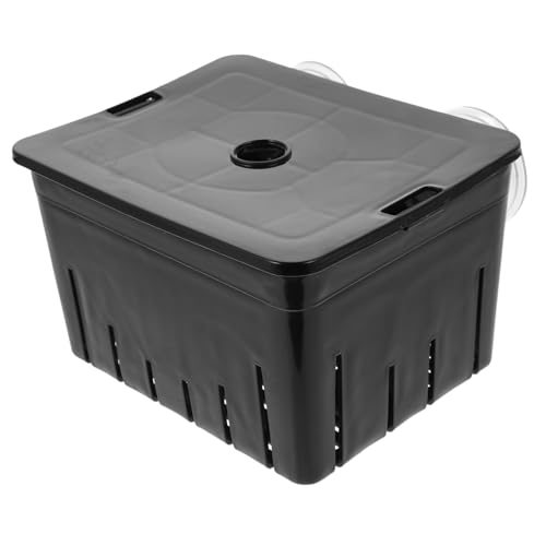 GREENADSCAPE 1 Satz Brutkasten Für Aquarien Inkubator Bausatz Schildkröte Zubehör Trennung Gießen Aquarium Angehen Schneller Haken Filter Staubtücher Zum Reinigen Fisch Luft Tank Plastik Black von GREENADSCAPE