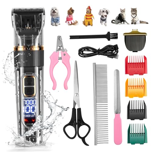 GREENADSCAPE 1 Satz Tierhaarschneider-Set Hundehaarschneider Hundeschere Trimmer Haarschneidemaschinen Für Haustiere Hundeschermaschinen Für Die Fellpflege Haarschneidemaschinen Für Hunde Abs von GREENADSCAPE